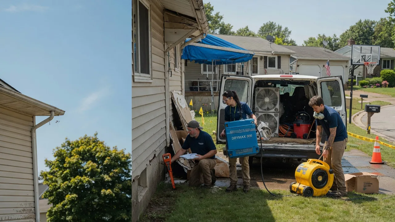Ceiling Leak Cleanup in Mountville, PA near me